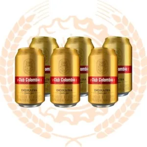 Cerveza Club Colombia Dorada Lata 330ml Sixpack