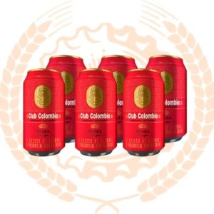 Cerveza Club Colombia Roja Lata 330ml Sixpack