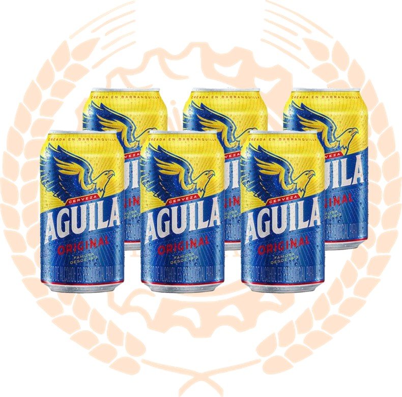 Cerveza Aguila Lata 330ml Sixpack